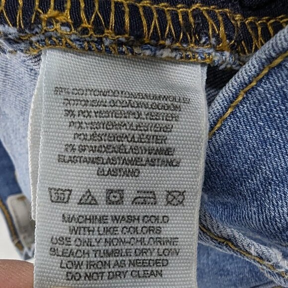 Free People Light Wash Busted Knee Stretch Skinny Jeans - Picture 11 of 11